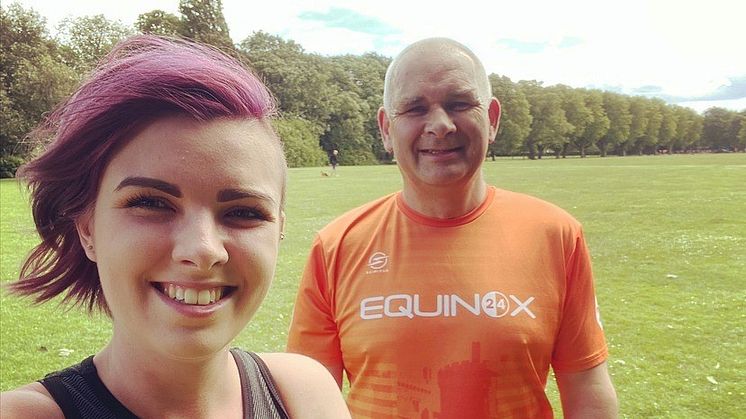Daughter will step into Dad’s running shoes for charity after he lost his life to a sudden stroke