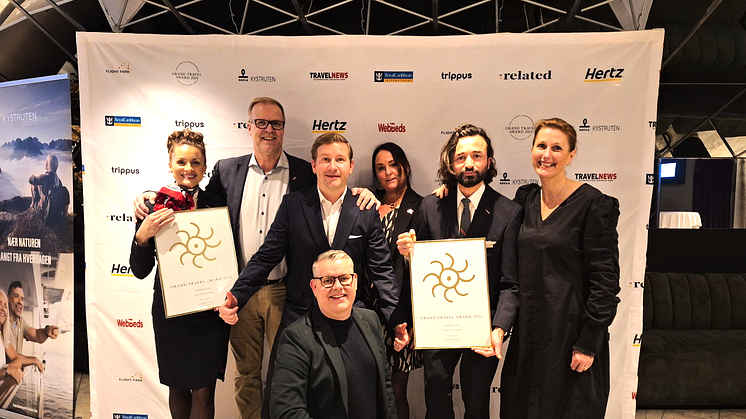 Norwegian modtager to priser til Grand Travel Awards i Oslo