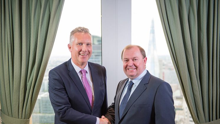 Jon Dye, Chief Executive of Allianz Insurance plc and Steve Treloar, Chief Executive of LV=GI