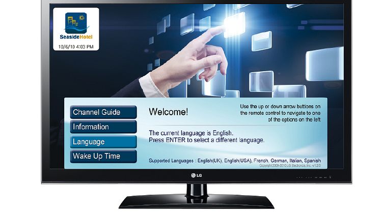 LG lanserer ProCentric V – en helt ny tv-løsning for hoteller 