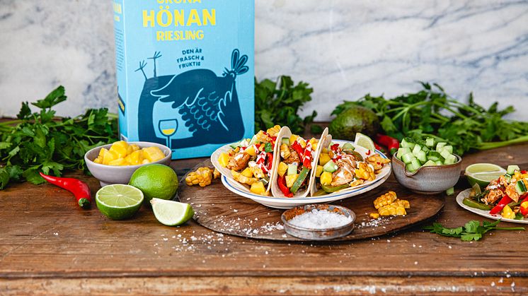 Sköna Hönan - en nykläckt nyhet som passar utmärkt till Kycklingfajitas!