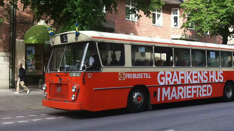 Gratis buss till Grafikens Hus - favorit i repris