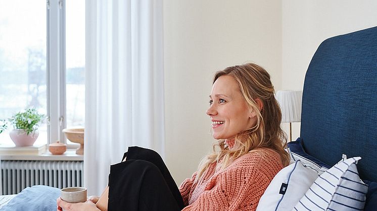 Frida Hansdotter är ambassadör för KungSängen. Nu släpper de en kollektion tillsammans. 
