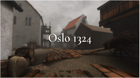 Gå inn på www.oslo1324.no for å oppleve Oslo i middelalderen Foto: Tidvis utvikling as