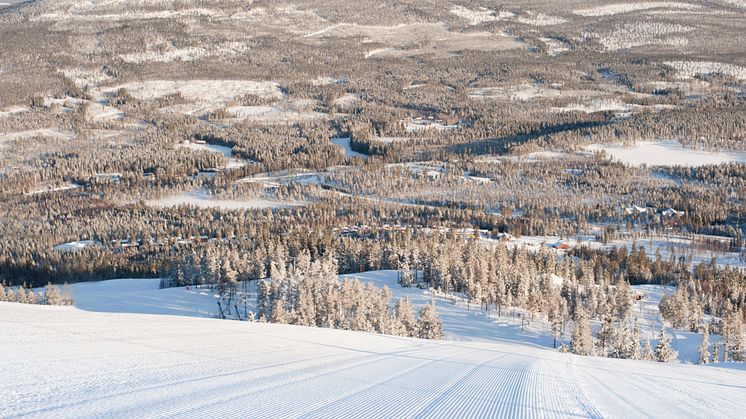 Stöten i Sälen - skidåkning miljö