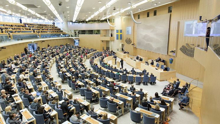 Swedish parliament.  Photo: Melker Dahlstrand