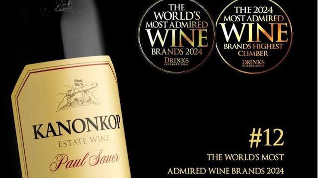Lansering av Kanonkop Paul Sauer 2020 på Systembolaget 26 april! Kanonkop Estate i Stellenbosch har nyligen utsetts till det 12:e mest beundrade vinmärket i världen! 