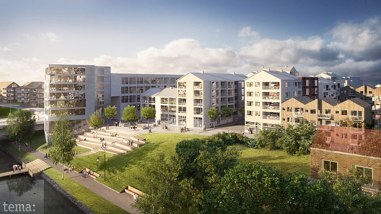 Riksbyggen kommer att bygga nya bostäder i bland annat Skellefteå, i kvarteret Strömsör, i ett samarbete med Skelleftebostäder, Skebo.