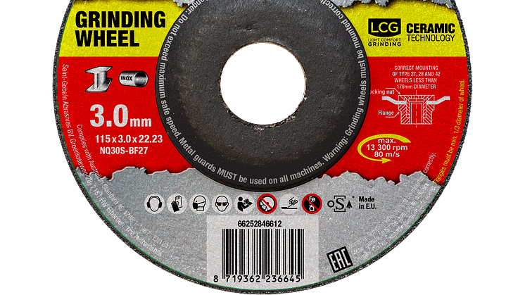 Flexovit Maxx3 LCG grinding wheel 