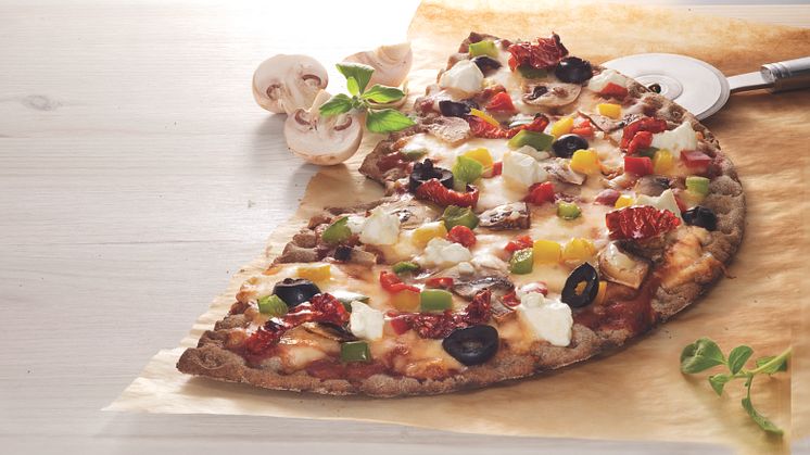 Leksands lanserar nyttig snabbmat: Pizza på knäckebröd tar plats i frysdisken 