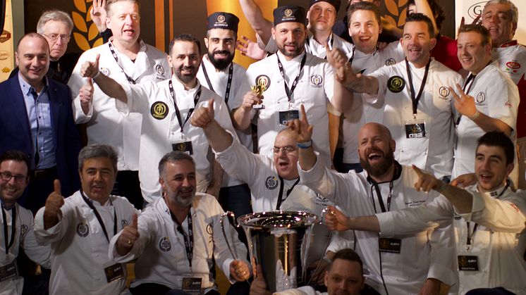 Glada deltagare och vinnare i Pizza Champion Cup SM 2018. 