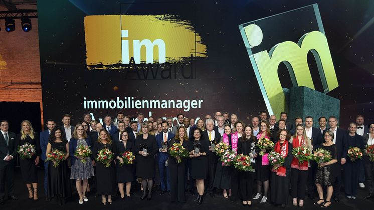 Die Preisträgerinnen und Preisträger des immobilienmanager-Awards 2024. Foto: Steffen Hauser