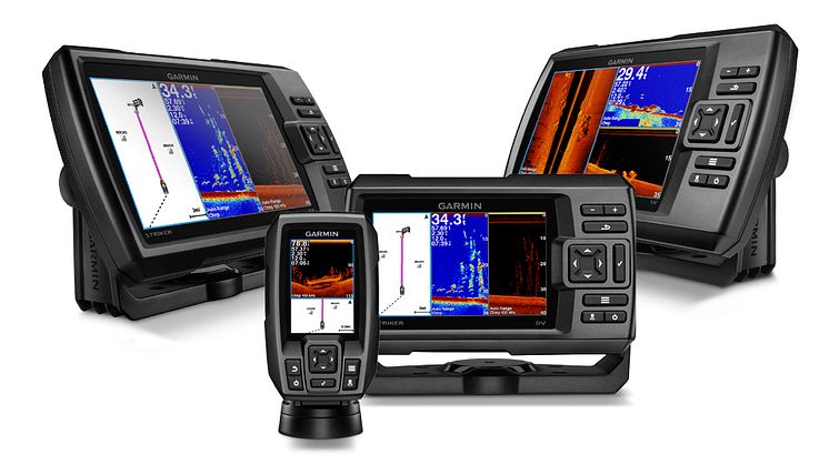 Garmin Striker fishfindere med CHIRP ekkoloddteknologi og innebygd GPS-mottaker