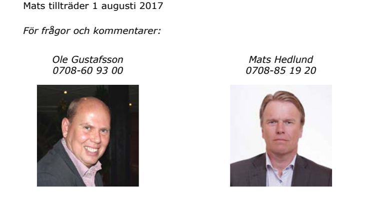 Mats Hedlund blir ny vd för Bygg-Ole
