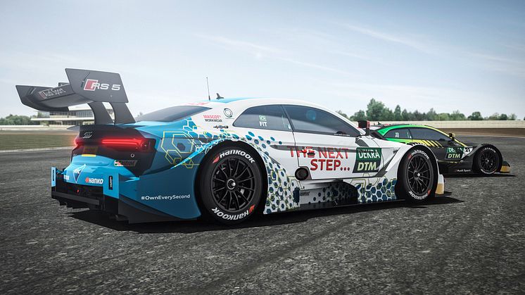 Audi RS 5 DTM Low Carbon Fuel løbstaxi, kørt af Emerson Fittipaldi ved DTM finalen 2019