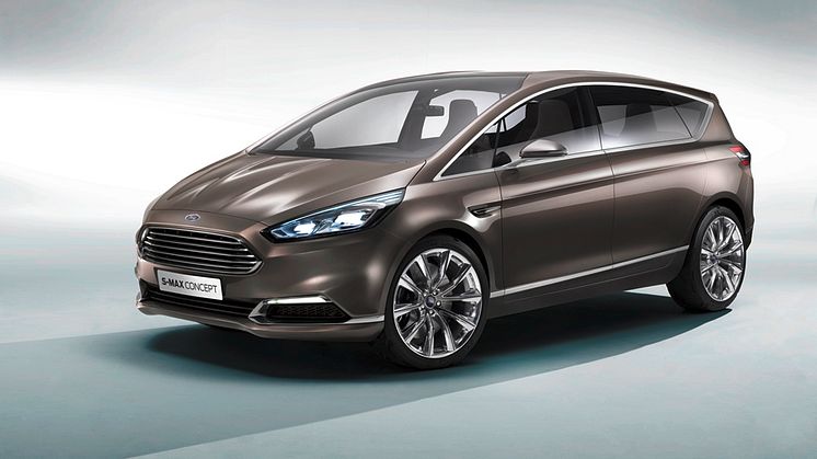 NY FORD S-MAX CONCEPT - SPORTY DESIGN OG SMART TEKNOLOGI