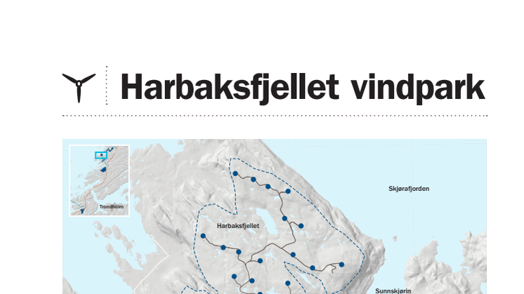 Faktaark Harbaksfjellet vindpark 2018