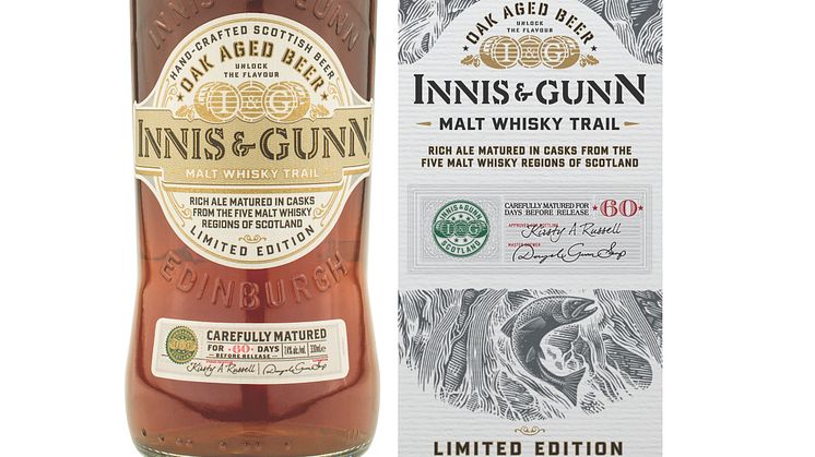 Upplev de fem whiskydistrikten med Innis & Gunn Whisky Trail