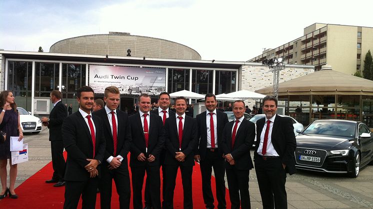 Svensk seger i kategorin service i Audi Twin Cup 2012