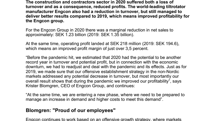 201021_Press_Engcon increases profitability and remains market leader