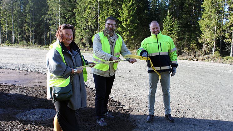 Pampig invigning i Ölsremma