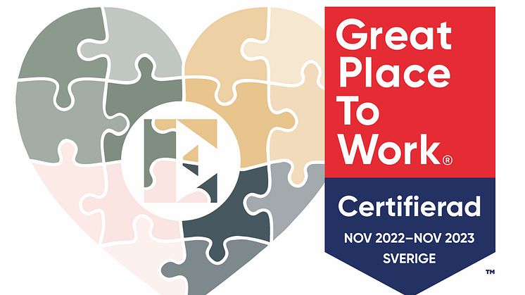 Elitfönster får utmärkelsen som ett Great Place To Work 2023.