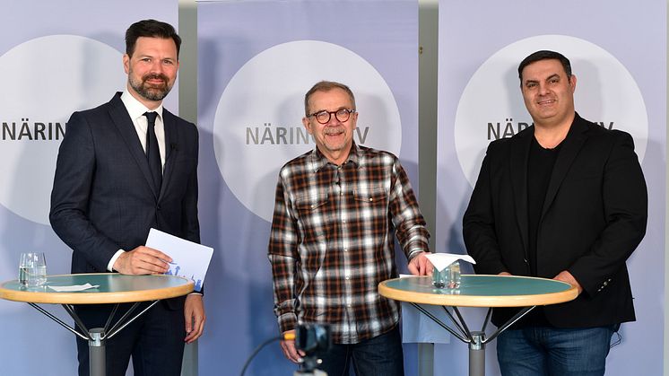 Mathias Forsberg, Arne Andersson och Andie Lahdo
