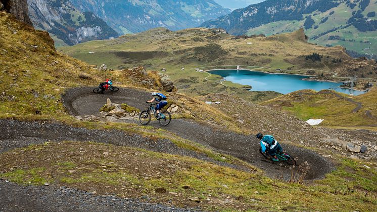 Der neue Jochpass Trail in Engelberg © Oskar Enander