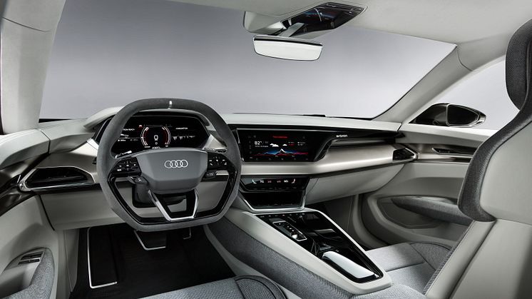 Audi e-tron GT concept (kinetic dust) interiør
