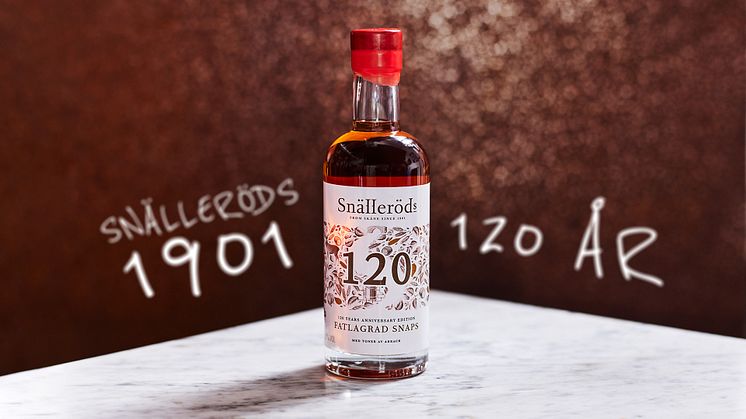 Snälleröds destilleri firar 120 år med exklusiv snaps i numrerad upplaga