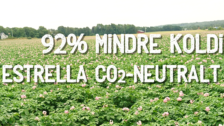 Estrella minskar sin klimatpåverkan med 92%.