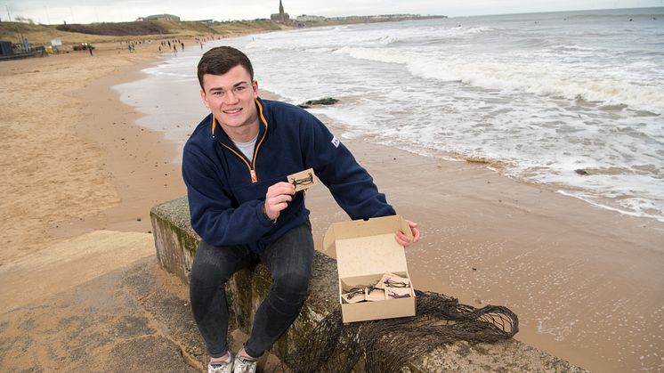 Nathan Smith with his marine awareness business