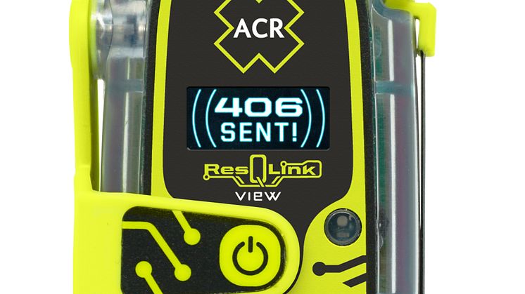Hi-res image - ACR Electronics - The new ACR Electronics ResQLink View Personal Locator Beacon with Optical Display Technology 