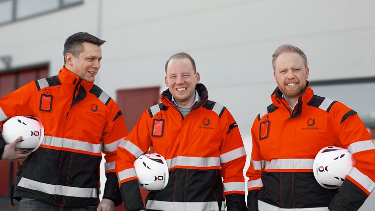 Magnus Johansson, Adam Lennartsson och Pontus Nilsson på RO-Gruppen Örebro