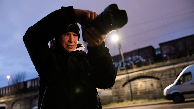 Canon Ambassador, Lorenz Holder shooting with the EOS R5
