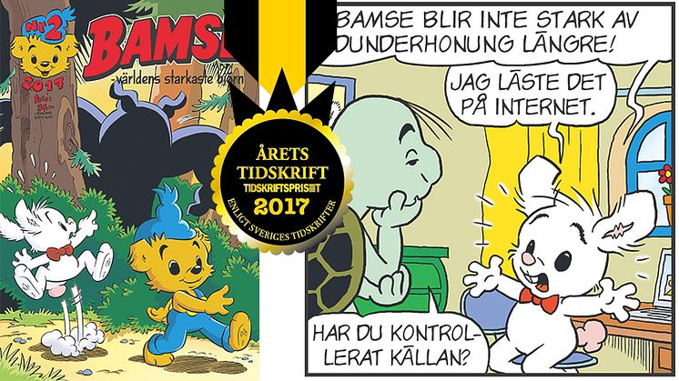 Bamse blev årets tidskrift