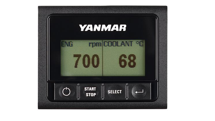 Hi-res image - YANMAR - The new YANMAR YD25 LCD Switch Panel Display 
