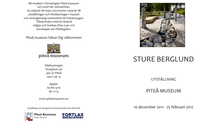 Sture Berglund på Piteå museum