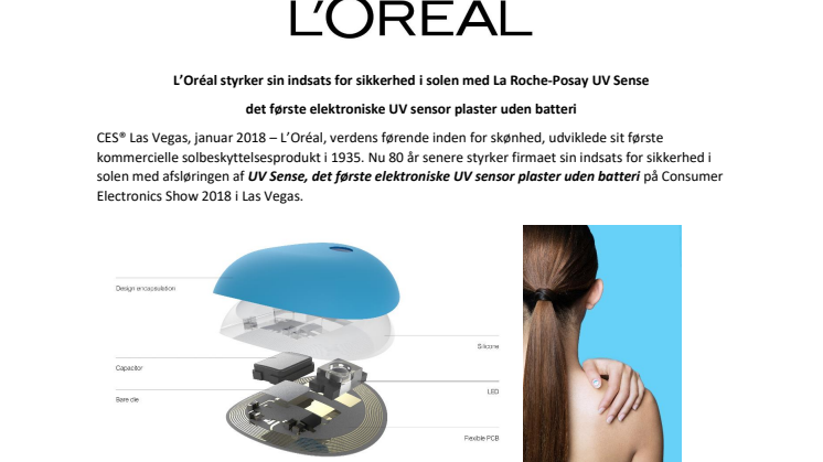 L’Oréal styrker sin indsats for sikkerhed i solen med La Roche-Posay UV Sense