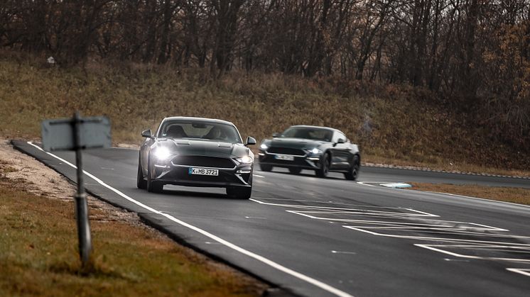 Ford Mustang Bullitt på Sjællandsringen