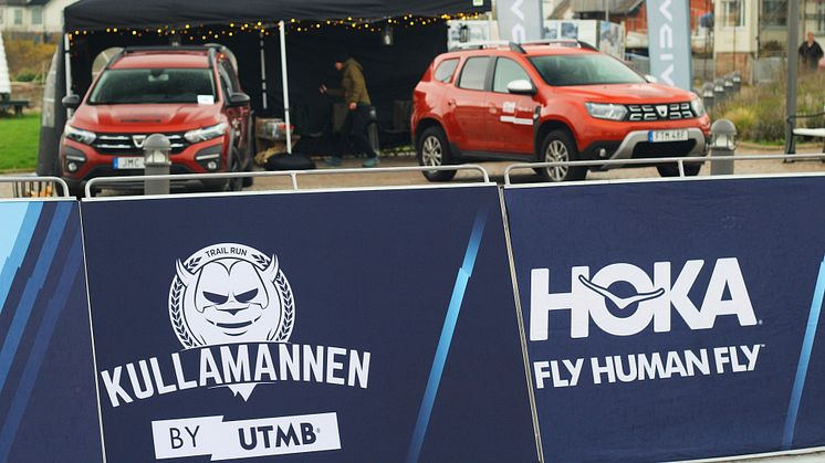 Dacia Duster och Dacia Jogger på Kullamannen, UTMB® World Series