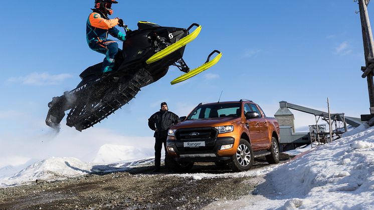 Verdens tøffeste pickup, Ford Ranger, erobrer Arktis!