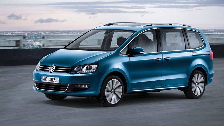 Volkswagen Sharan får uppdaterade motorer och nya förarassistanssystem