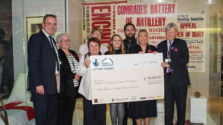 Bury remembers the First World War with Heritage Lottery Fund support