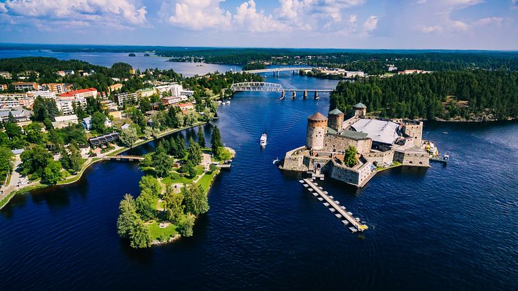 Savonlinna in der finnischen Region Südsavo