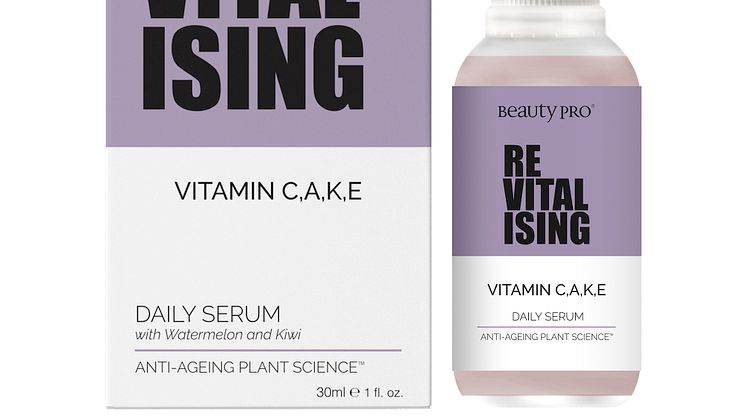 BeautyPro REVITALISING Box and Bottle