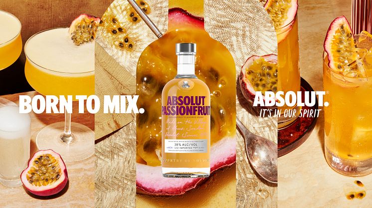 New Absolut Passionfruit flavored vodka