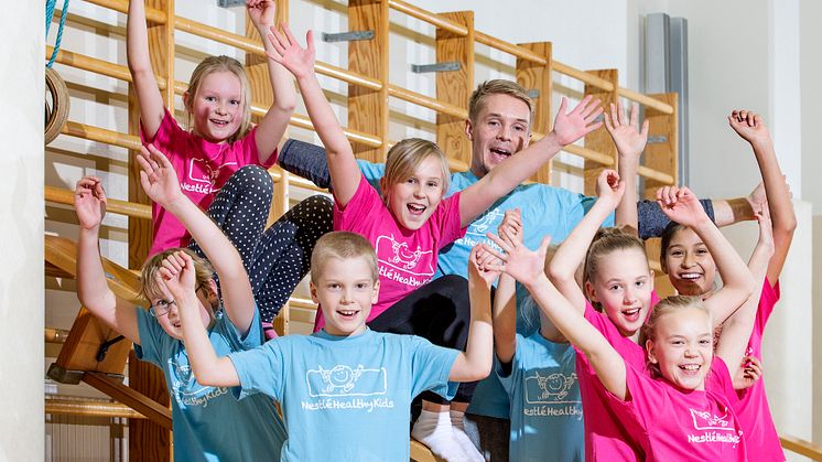 Nestlé For Healthier Kids -kerhot jatkuvat Suomessa: Ilmainen iltapäiväkerho liikuttaa tuhansia 