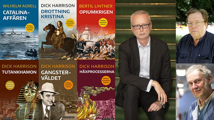 Historia för alla! Sex nya, spännande titlar i Historiska Medias populära seriesatsning