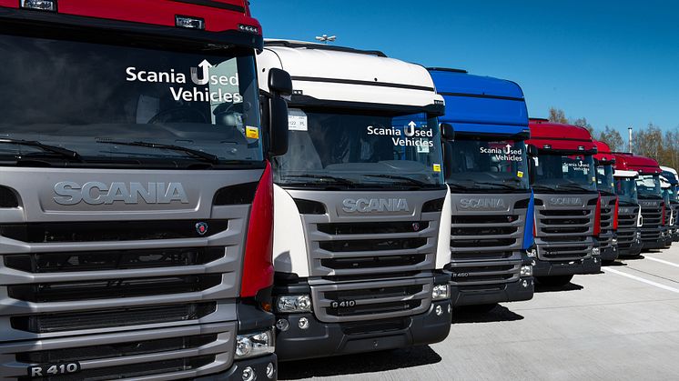 Gebrauchte Lkw von Scania: schnell verfügbar, zuverlässig und versehen mit dem Qualitätssiegel "Scania approved".